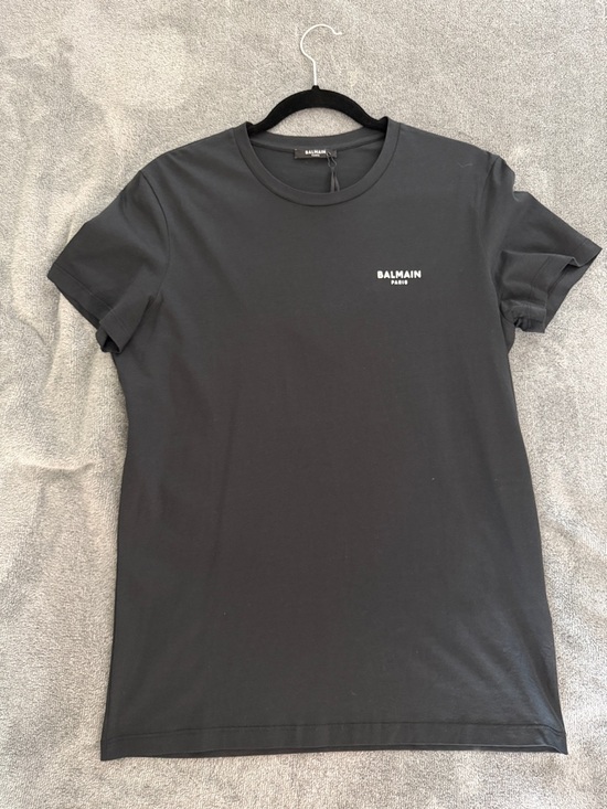 Balmain Other - Balmain Black Crewneck Logo Tee